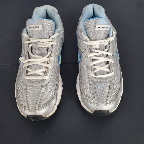 Nike Initiator Shoes Womens Size 8.5 Silver Blue Running Athletic 394053-014 - Picture 11 of 11